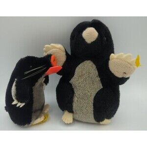 VTG Steiff Lot of 2 Moles Diggy & Maxi 2180/12